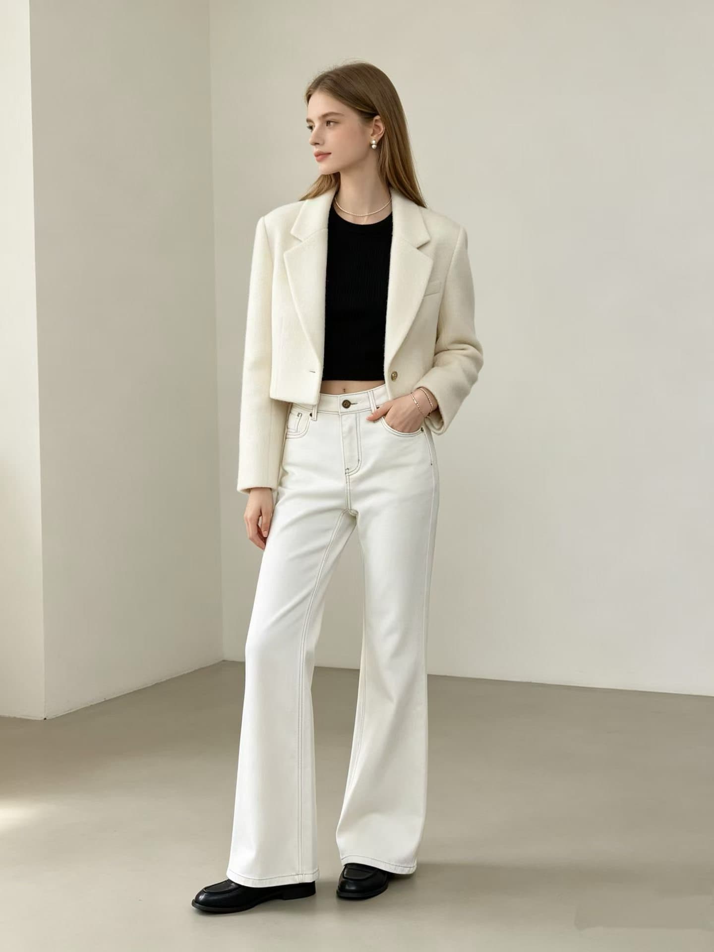 Women fashion pants model fit and ready stock wholesale