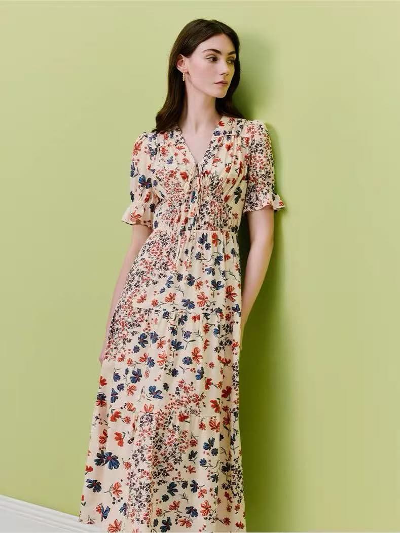 British-inspired unbranded women fashion stock photo 4