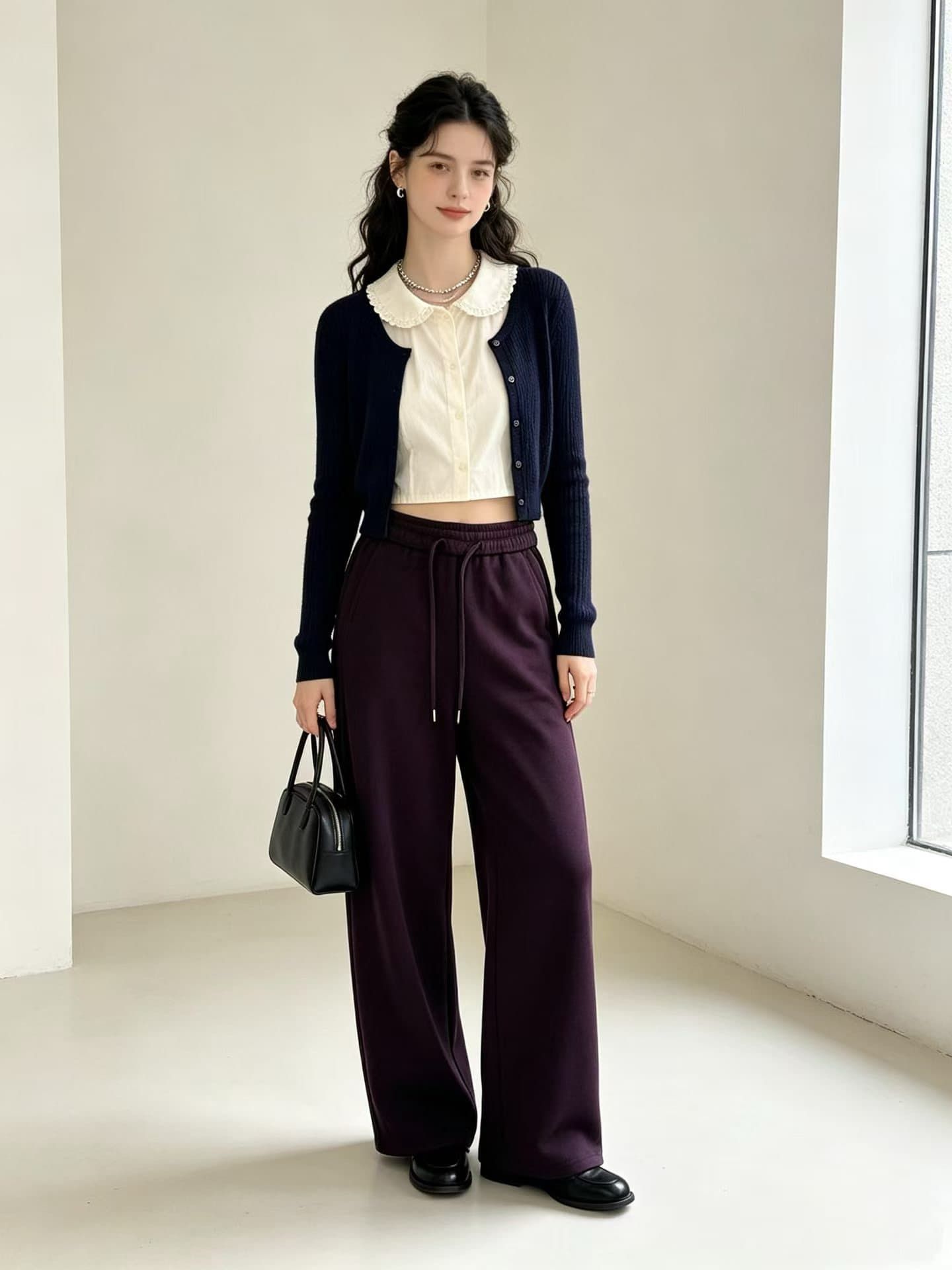 Fashion pants model fit stock photo 11
