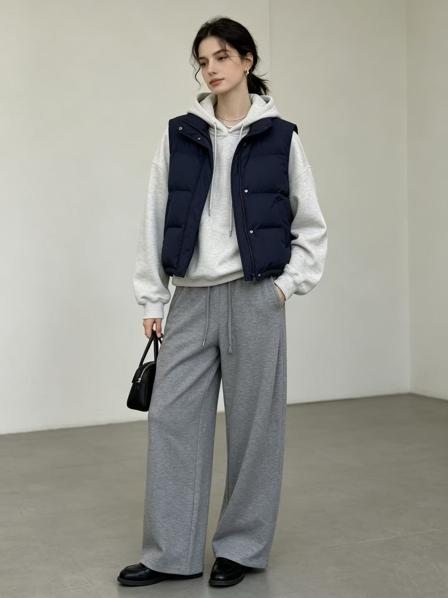 Fashion pants model fit stock photo 12