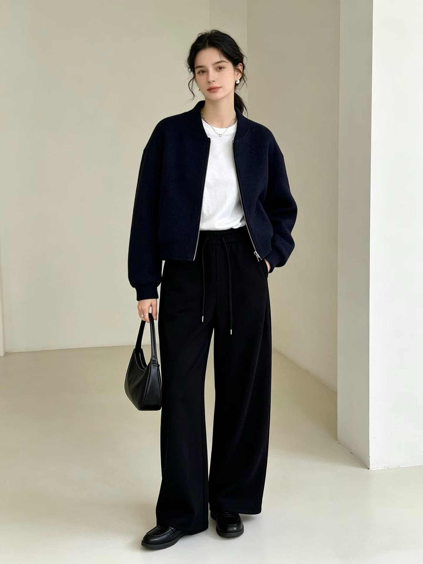 Fashion pants model fit stock photo 13