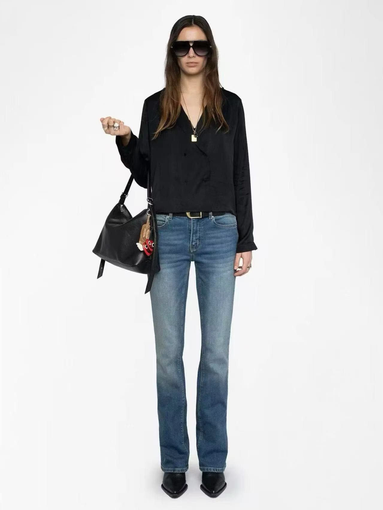 French-inspired unbranded women fashion stock photo 24
