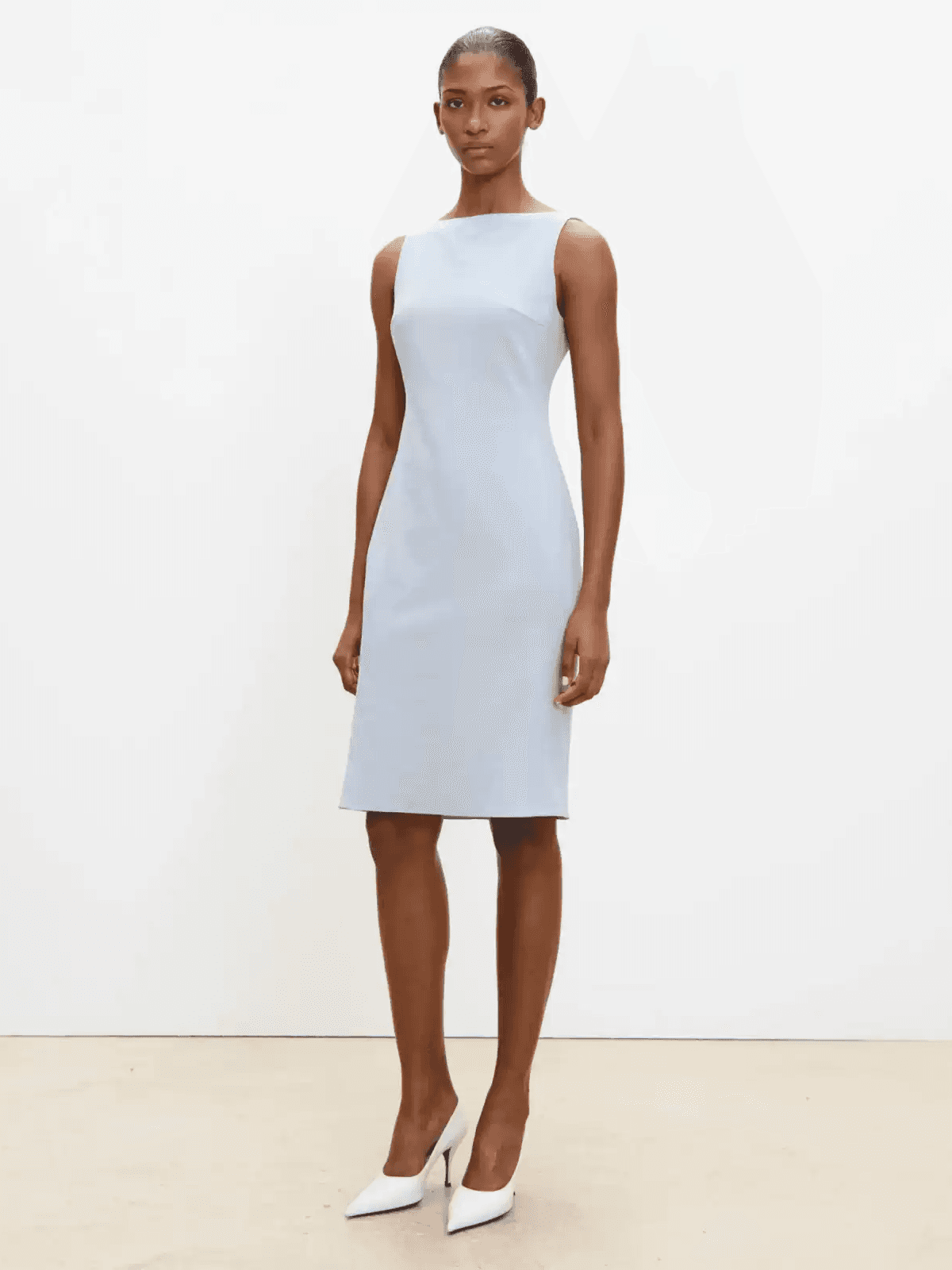 Elegant Sleeveless Boat-Neck Mermaid Dress - detail 15