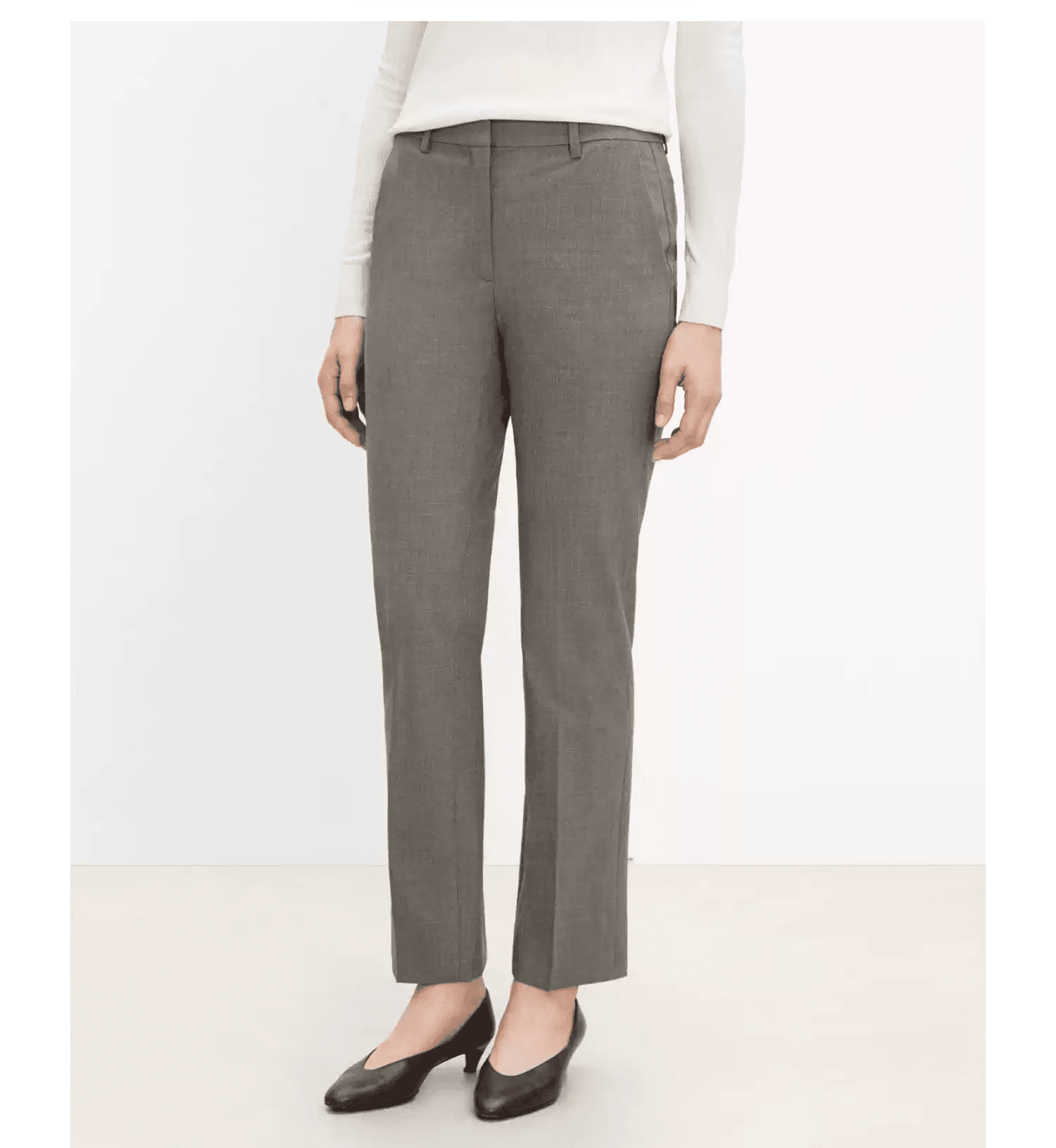Elegant Tailored Wool-Blend Trousers - photo 4