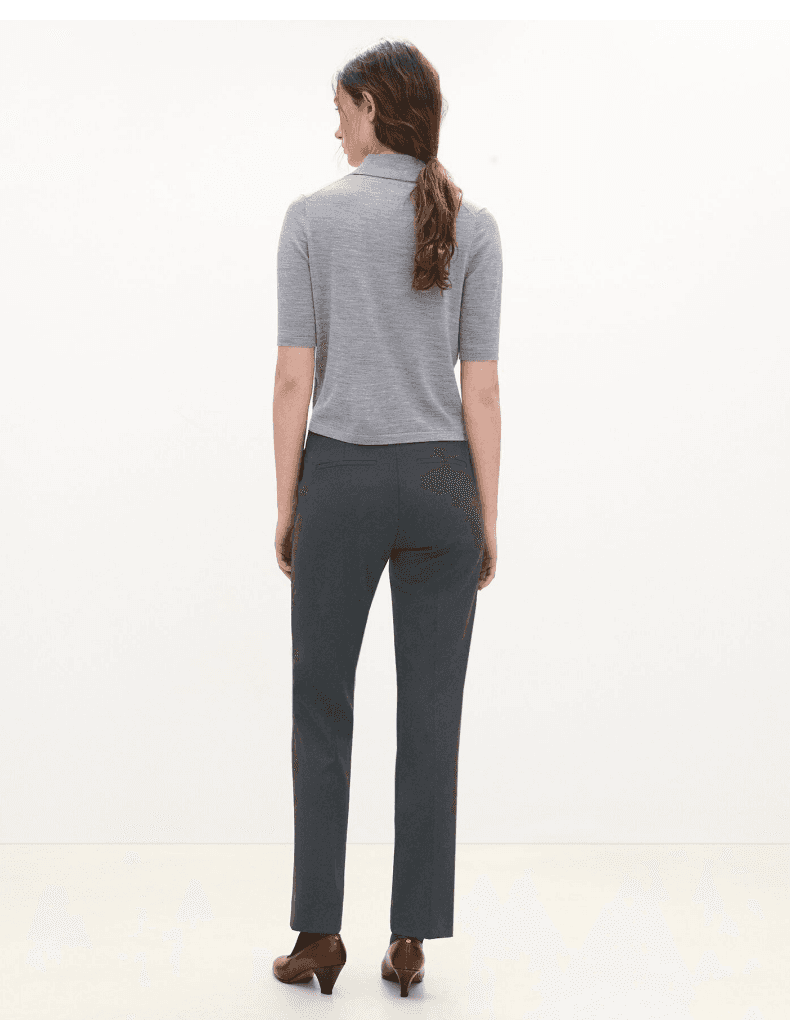 Elegant Tailored Wool-Blend Trousers - detail 6