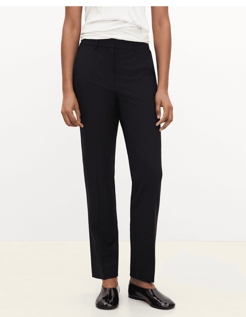 Elegant Tailored Wool-Blend Trousers - detail 7