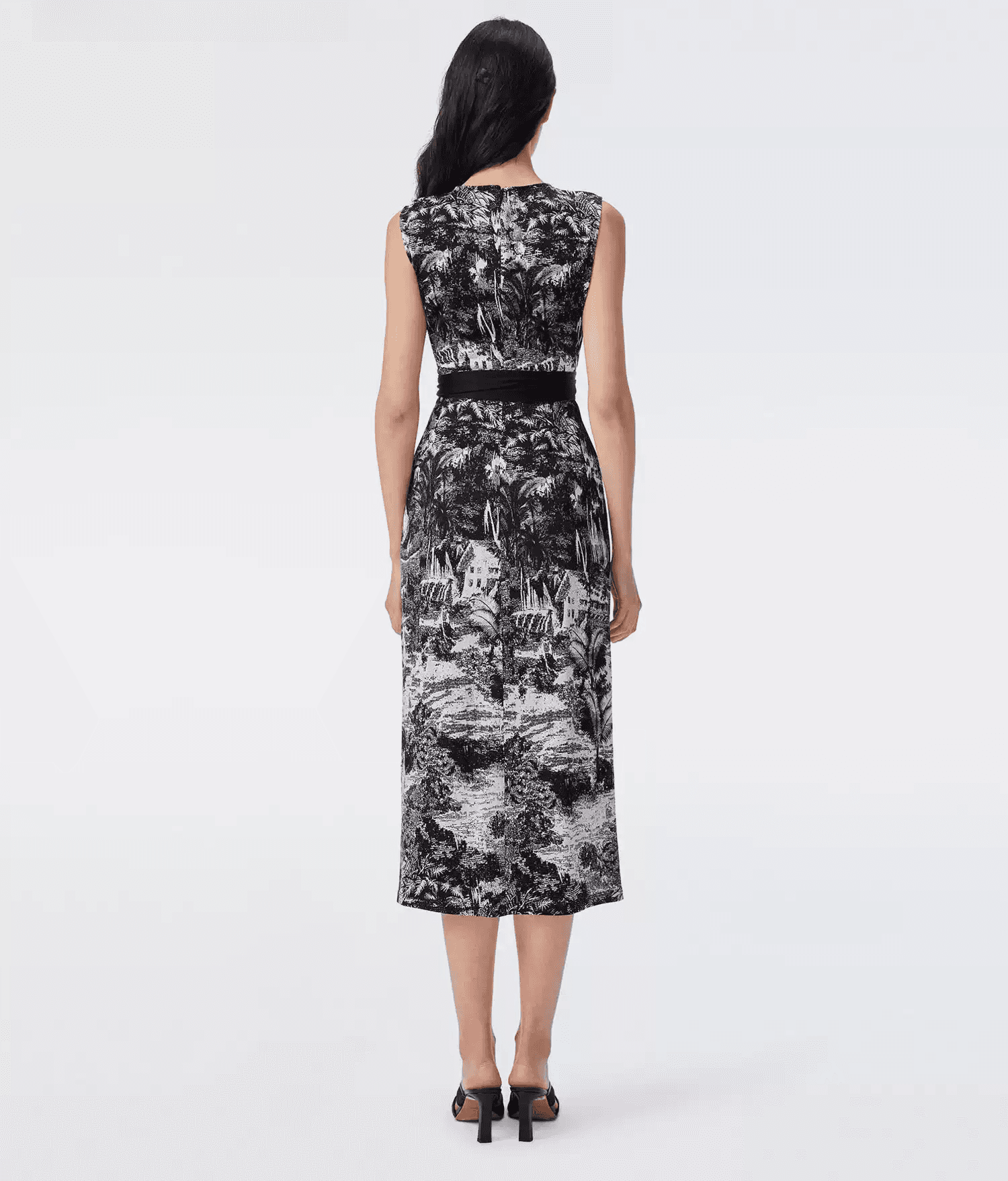DVF Fall 2026 Sleeveless Twist-Waist Knit Dress - alternate view
