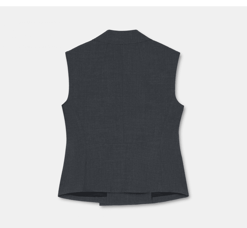 Tailored Wool-Blend Hourglass Vest - detail 10