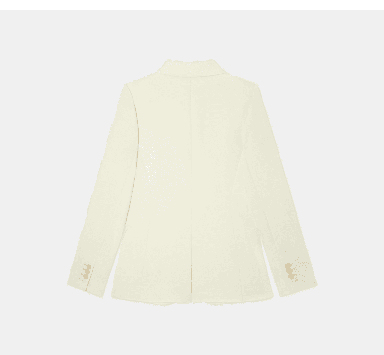Elegant Triacetate-Blend One-Button Blazer - detail 11