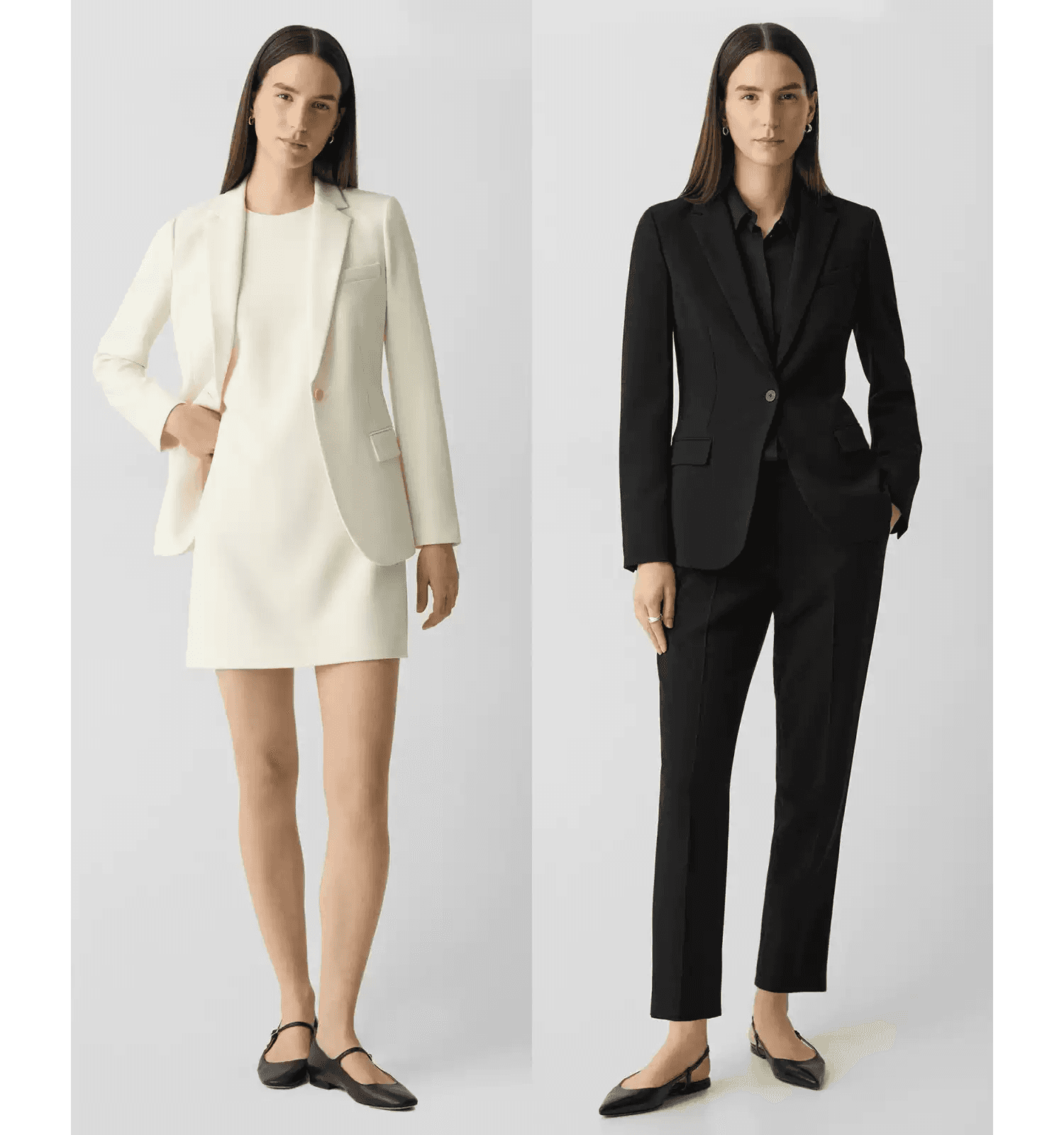 Elegant Triacetate-Blend One-Button Blazer - photo 4