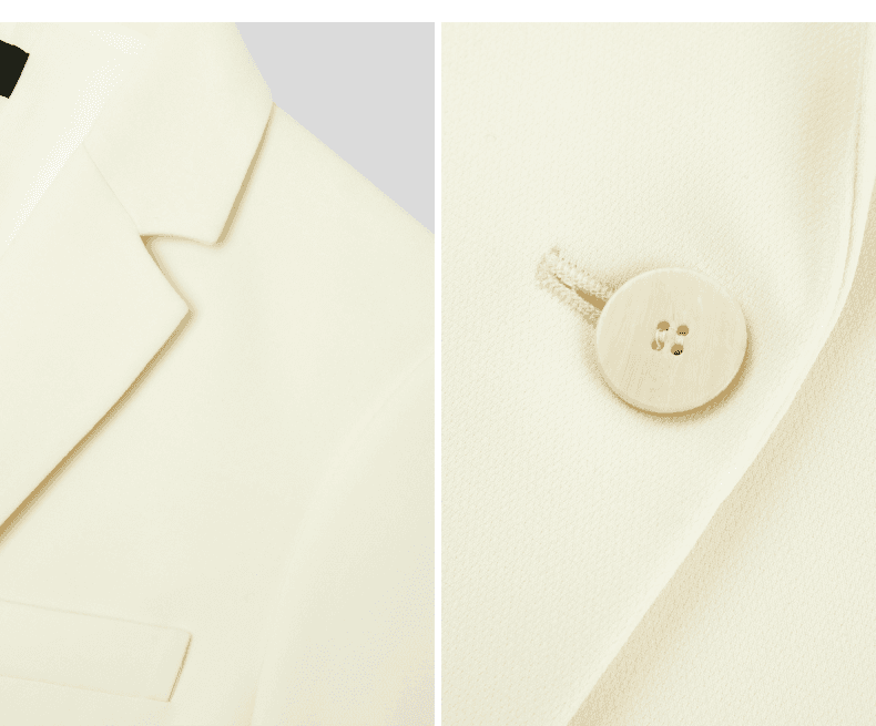 Elegant Triacetate-Blend One-Button Blazer - detail 12