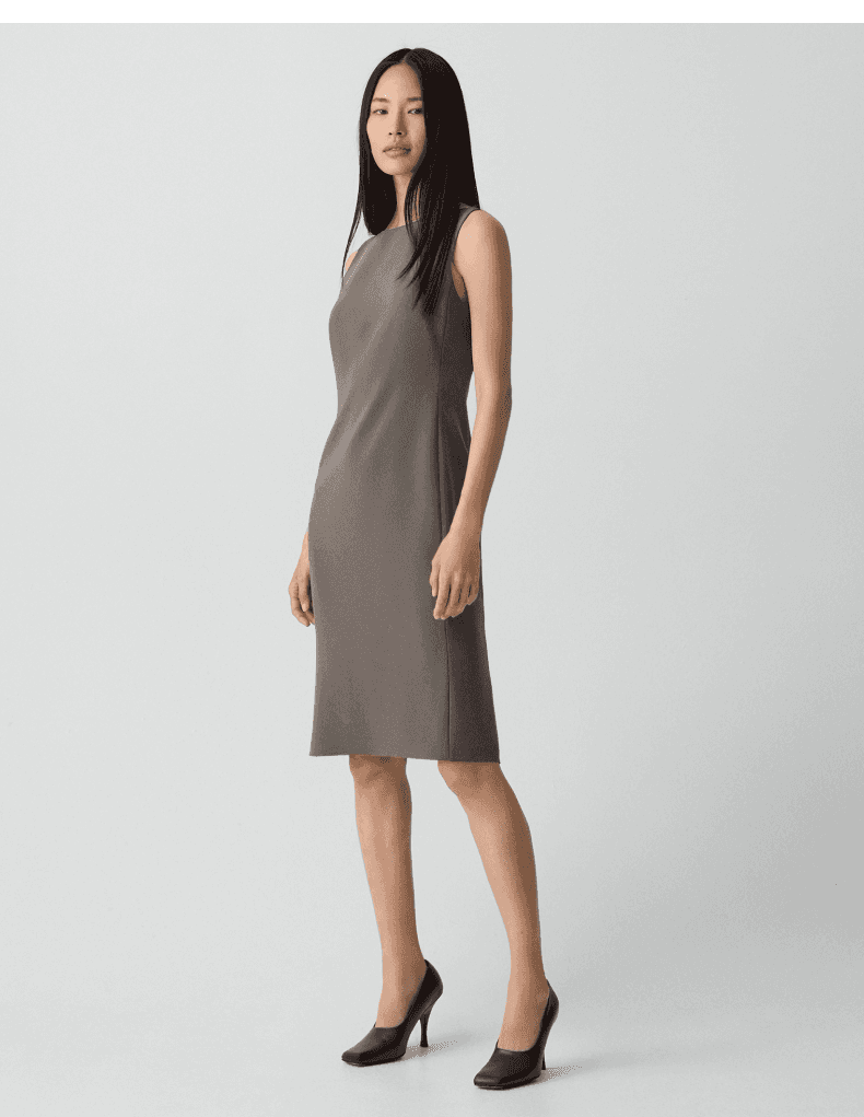 Winter 2026 Sleeveless Boat-Neck Mermaid Dress - photo 4