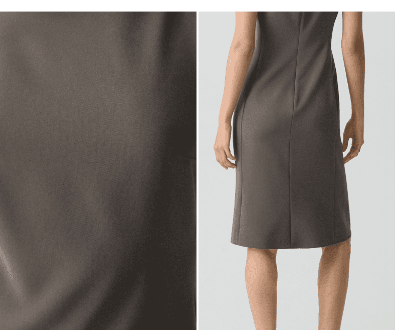 Winter 2026 Sleeveless Boat-Neck Mermaid Dress - detail 7