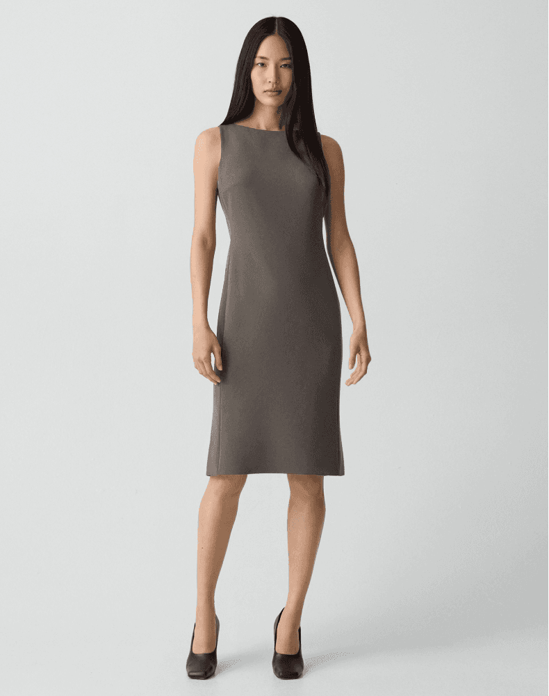Winter 2026 Sleeveless Boat-Neck Mermaid Dress - photo 1
