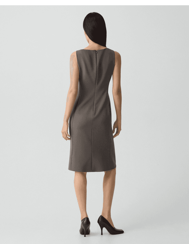 Winter 2026 Sleeveless Boat-Neck Mermaid Dress - detail 6