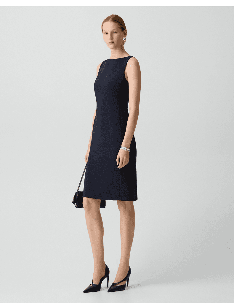 Elegant Sleeveless Boat-Neck Fishtail Dress - photo 5