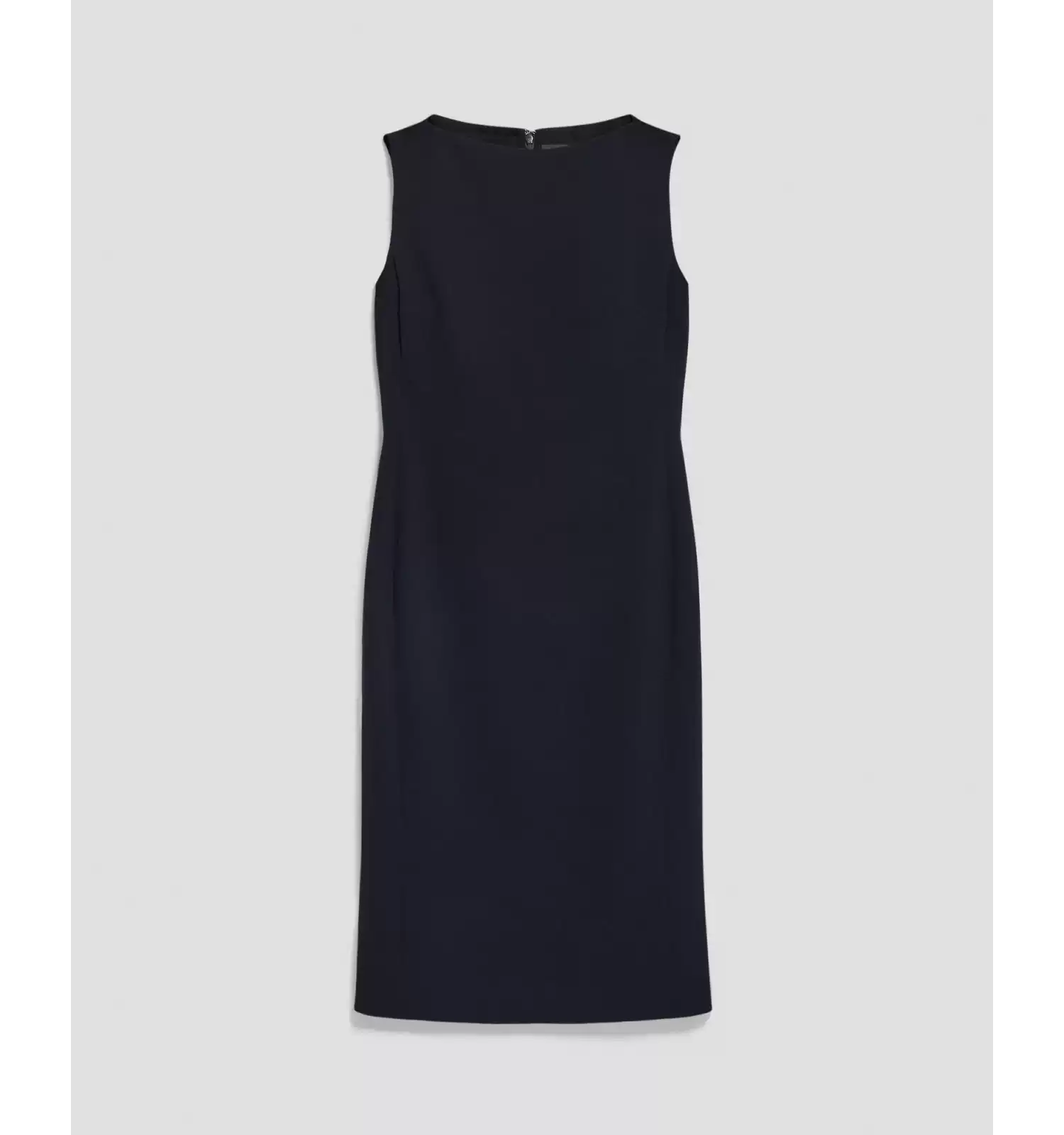 Elegant Sleeveless Boat-Neck Fishtail Dress - photo 4