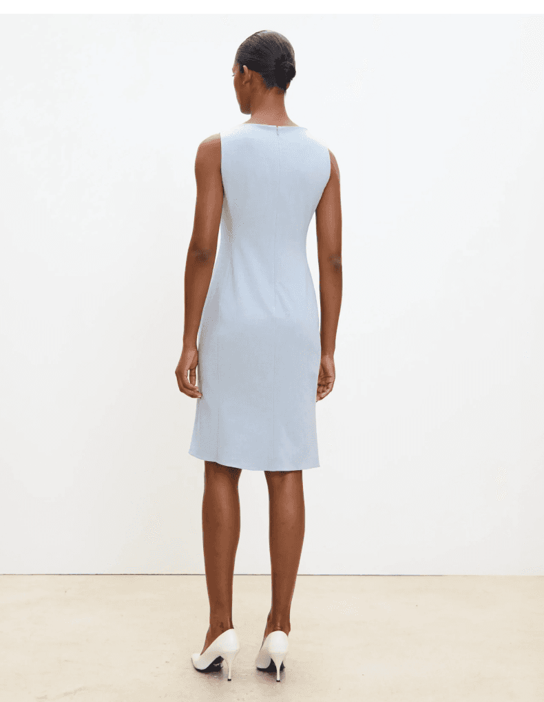 Elegant Sleeveless Boat-Neck Mermaid Dress - detail 10