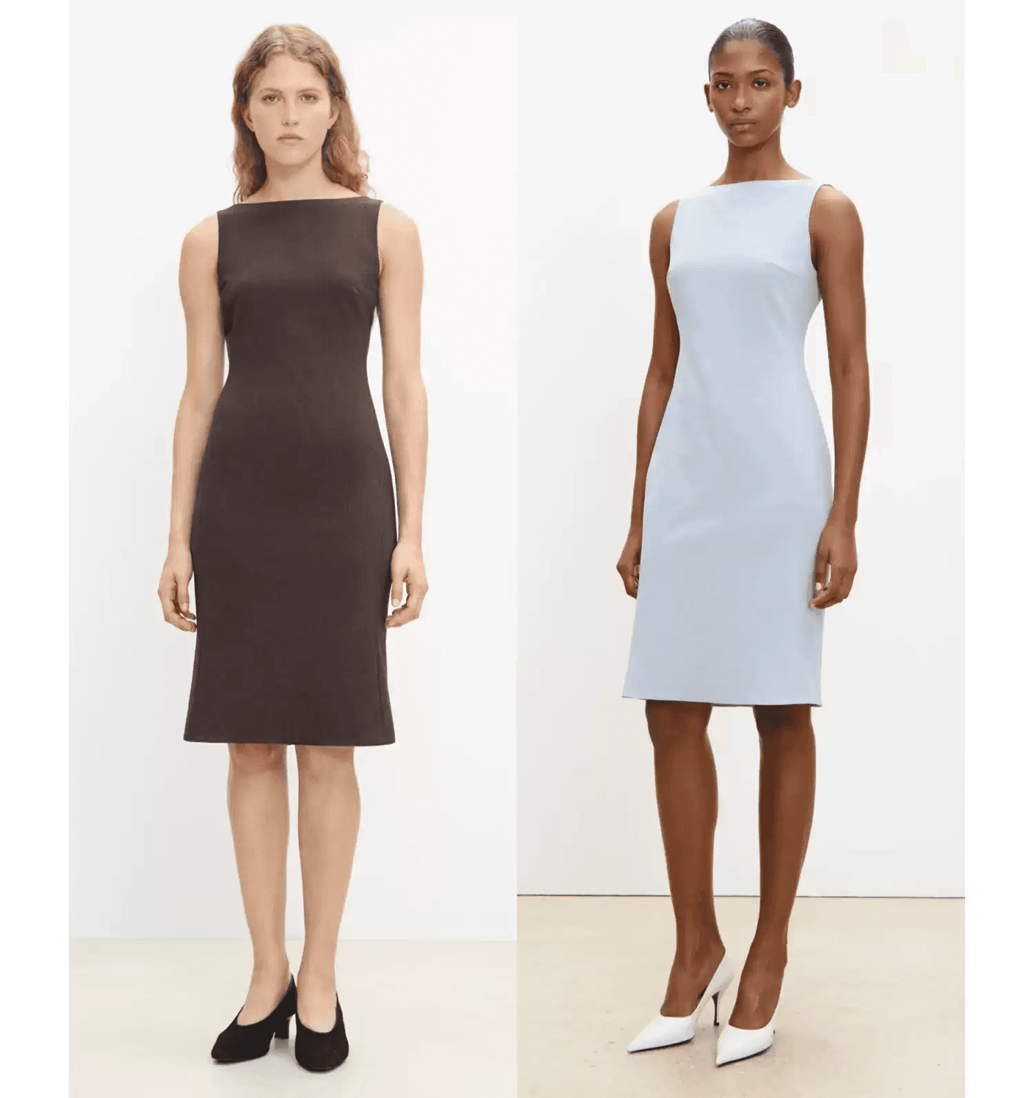 Elegant Sleeveless Boat-Neck Mermaid Dress - photo 4