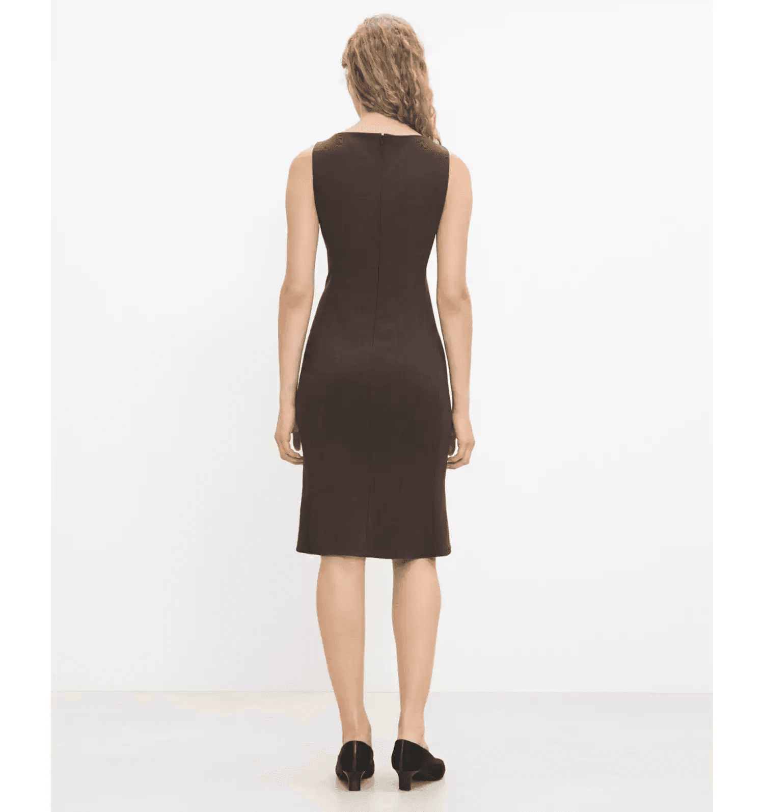 Elegant Sleeveless Boat-Neck Mermaid Dress - photo 3