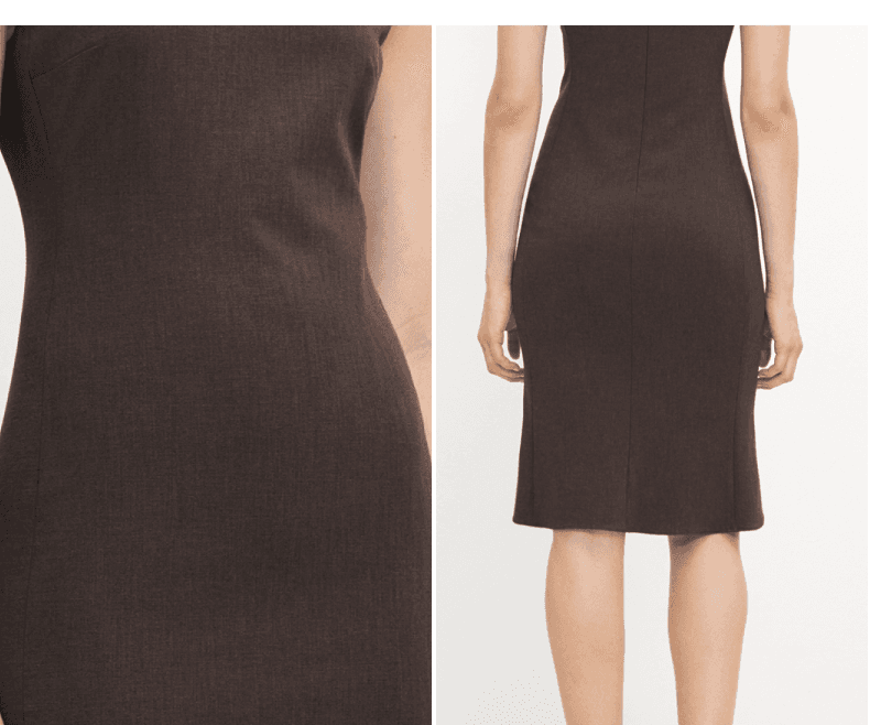 Elegant Sleeveless Boat-Neck Mermaid Dress - detail 8