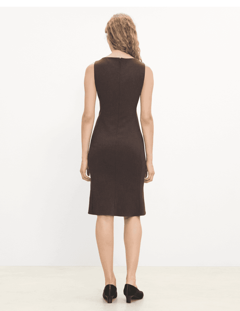 Elegant Sleeveless Boat-Neck Mermaid Dress - detail 7