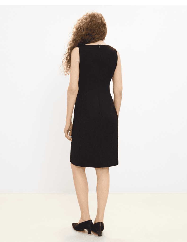 Elegant Sleeveless Boat-Neck Fishtail Dress - detail 6