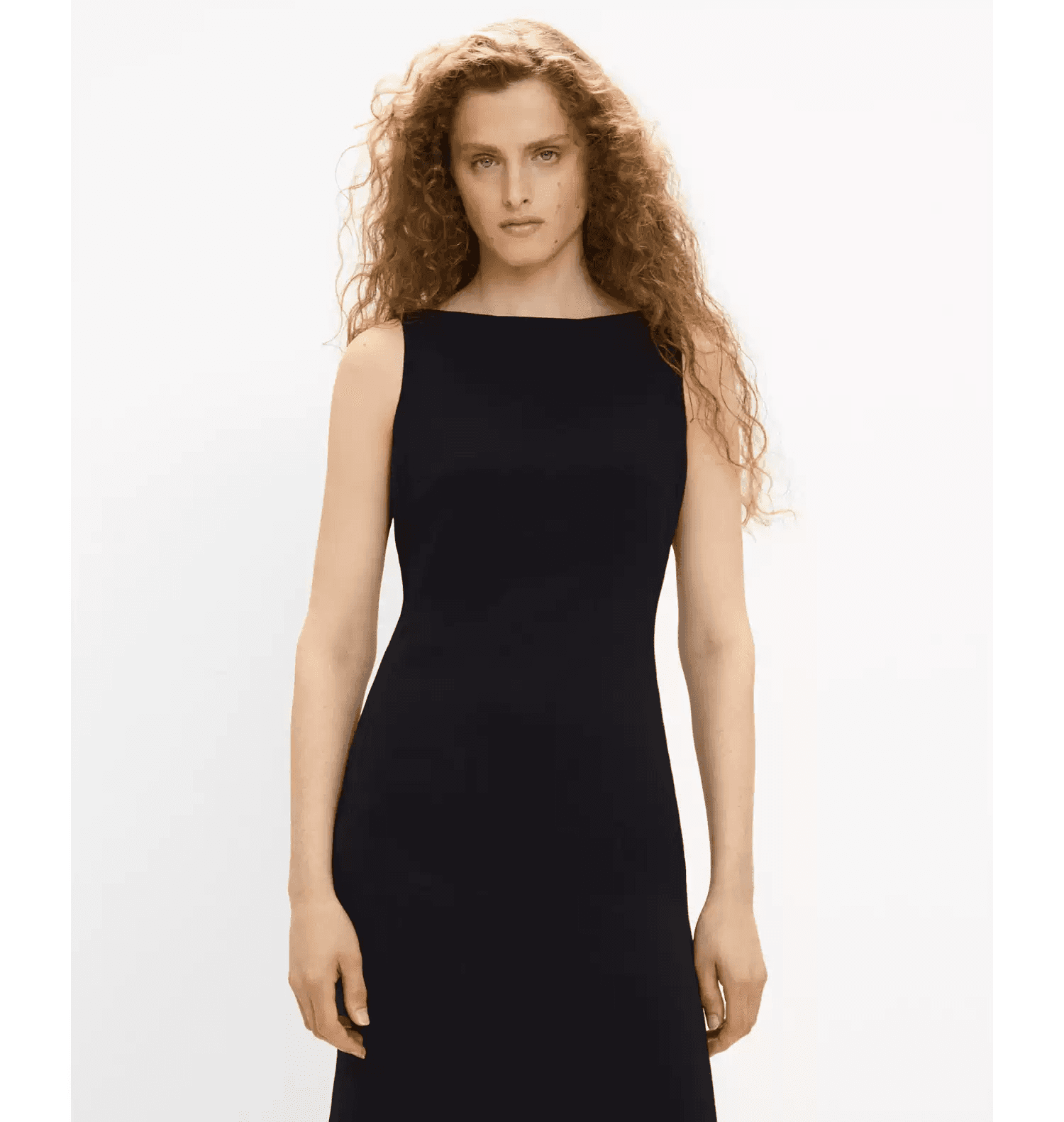 Elegant Sleeveless Boat-Neck Fishtail Dress - photo 3