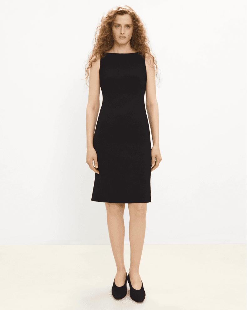 Elegant Sleeveless Boat-Neck Fishtail Dress - photo 5