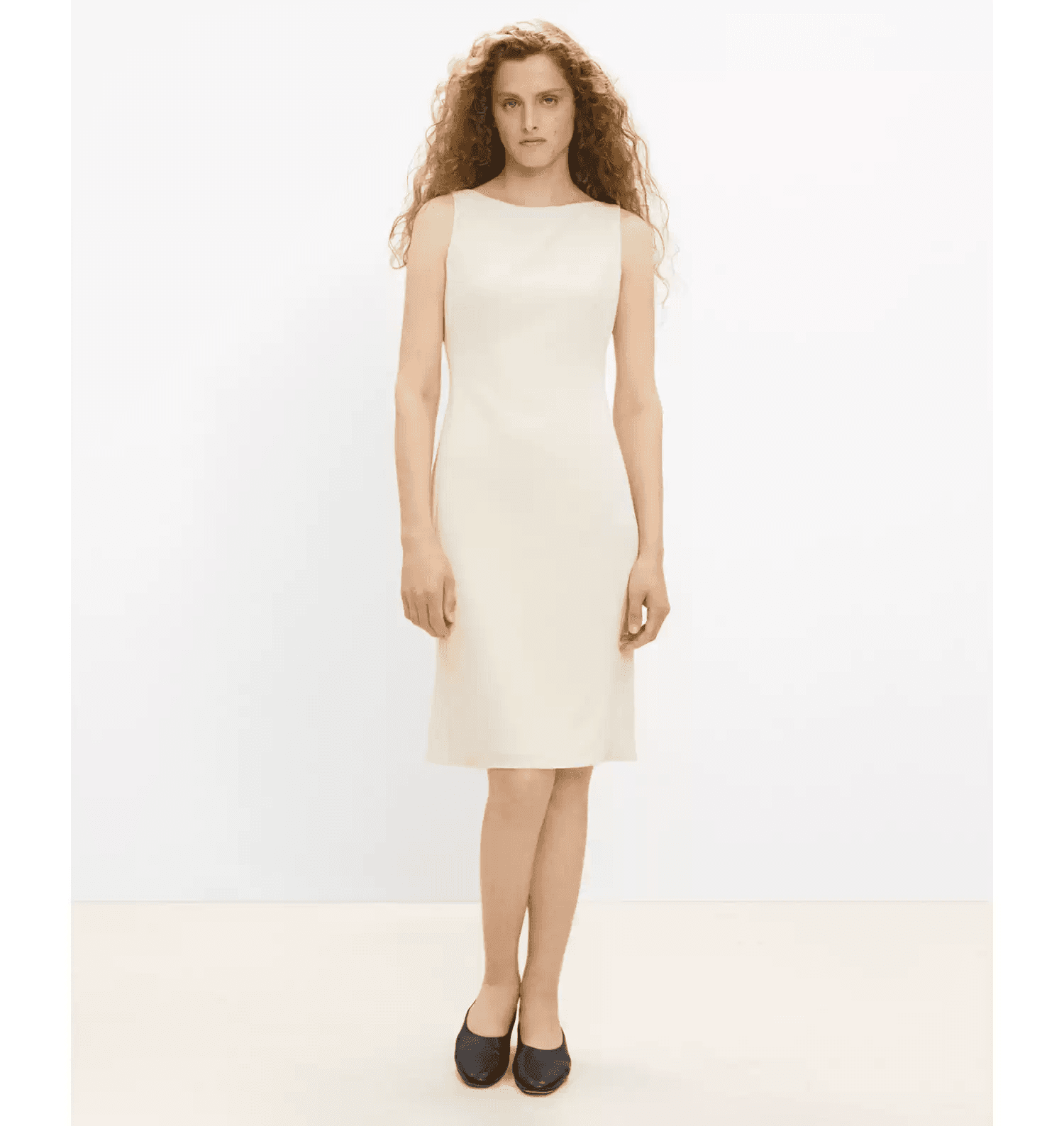 Elegant Sleeveless Boat-Neck Fishtail Dress - photo 2