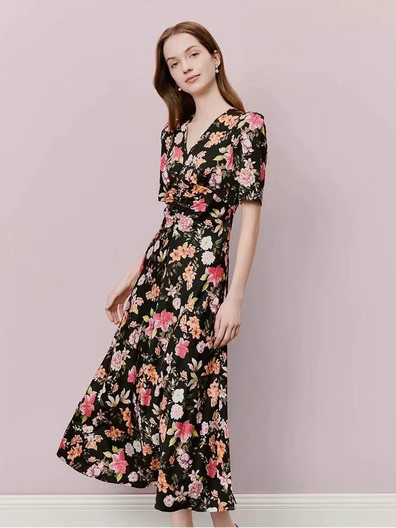 British-inspired unbranded women fashion stock photo 1