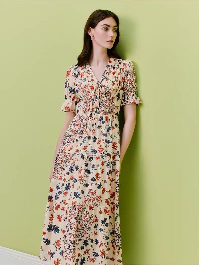 British-inspired unbranded women fashion stock photo 4