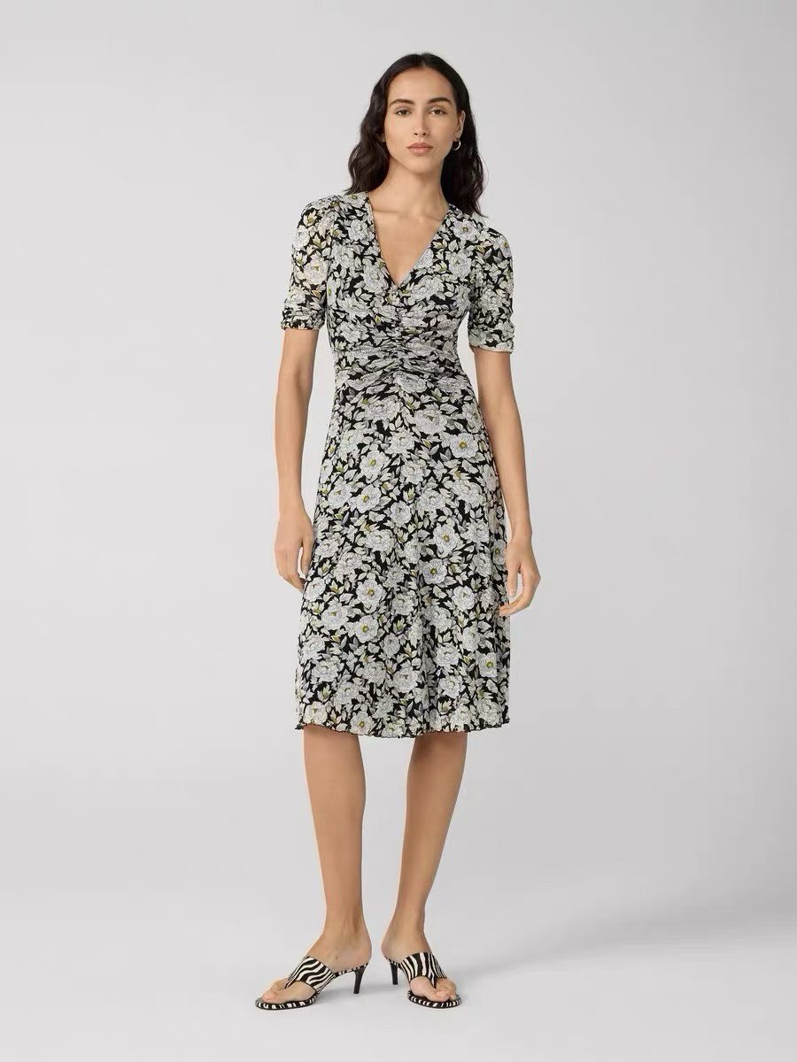 Elegant grace women dress stock photo 26