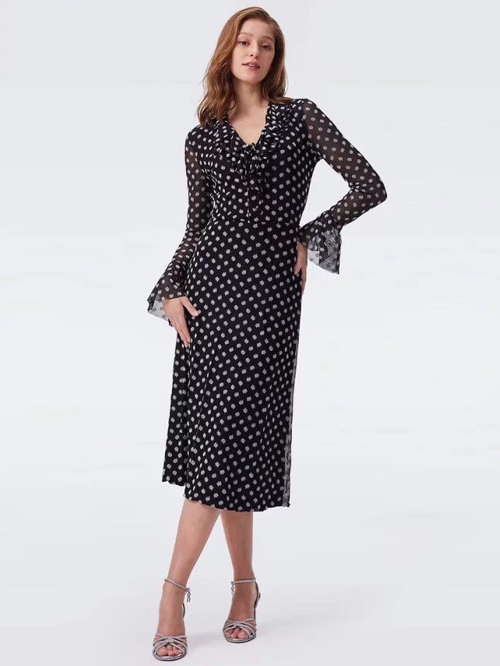 Elegant grace women dress stock photo 32