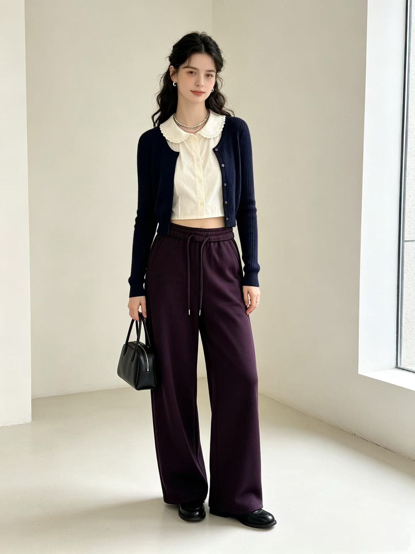 Fashion pants model fit stock photo 11