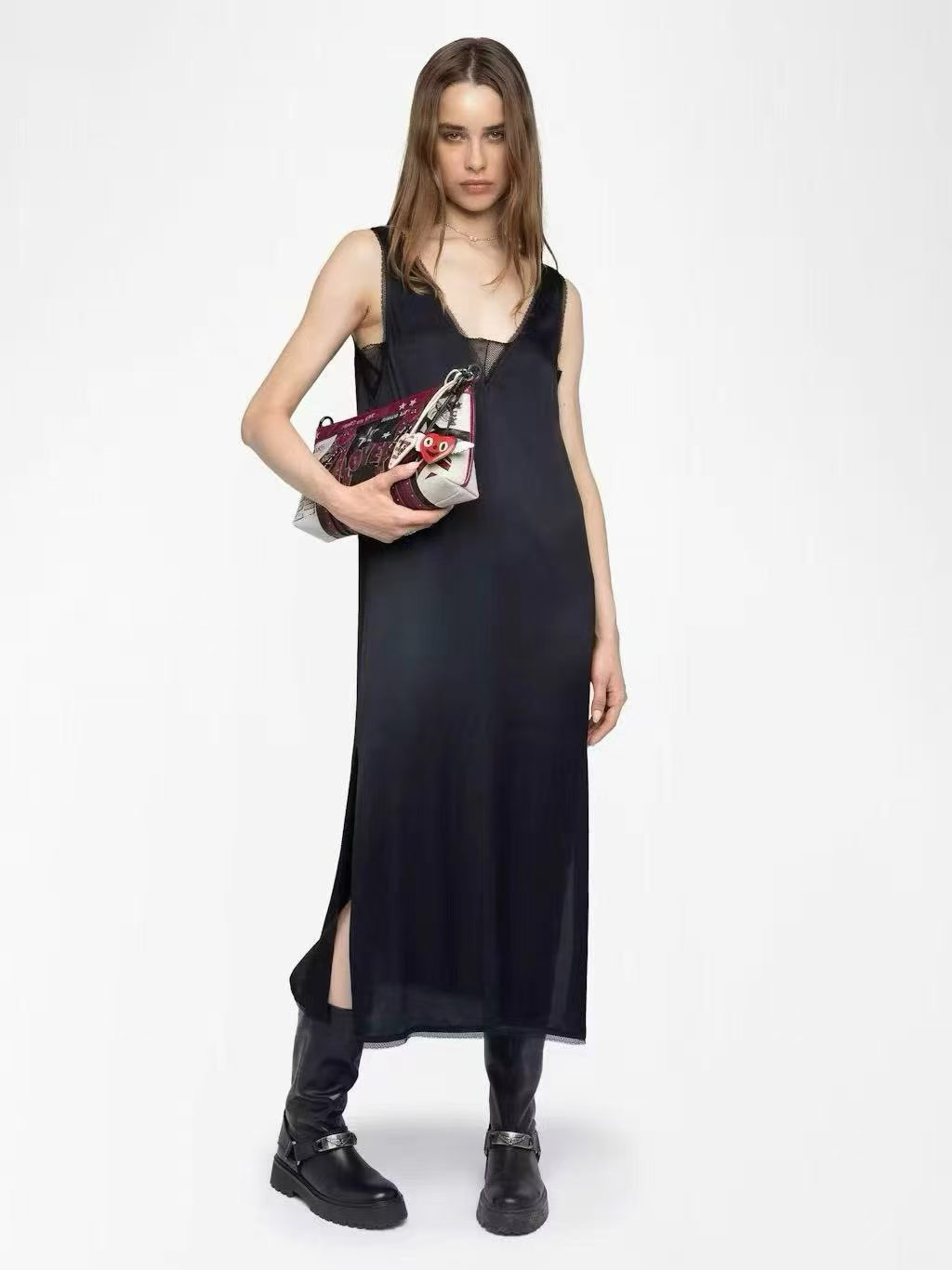 French-inspired unbranded women fashion stock photo 11