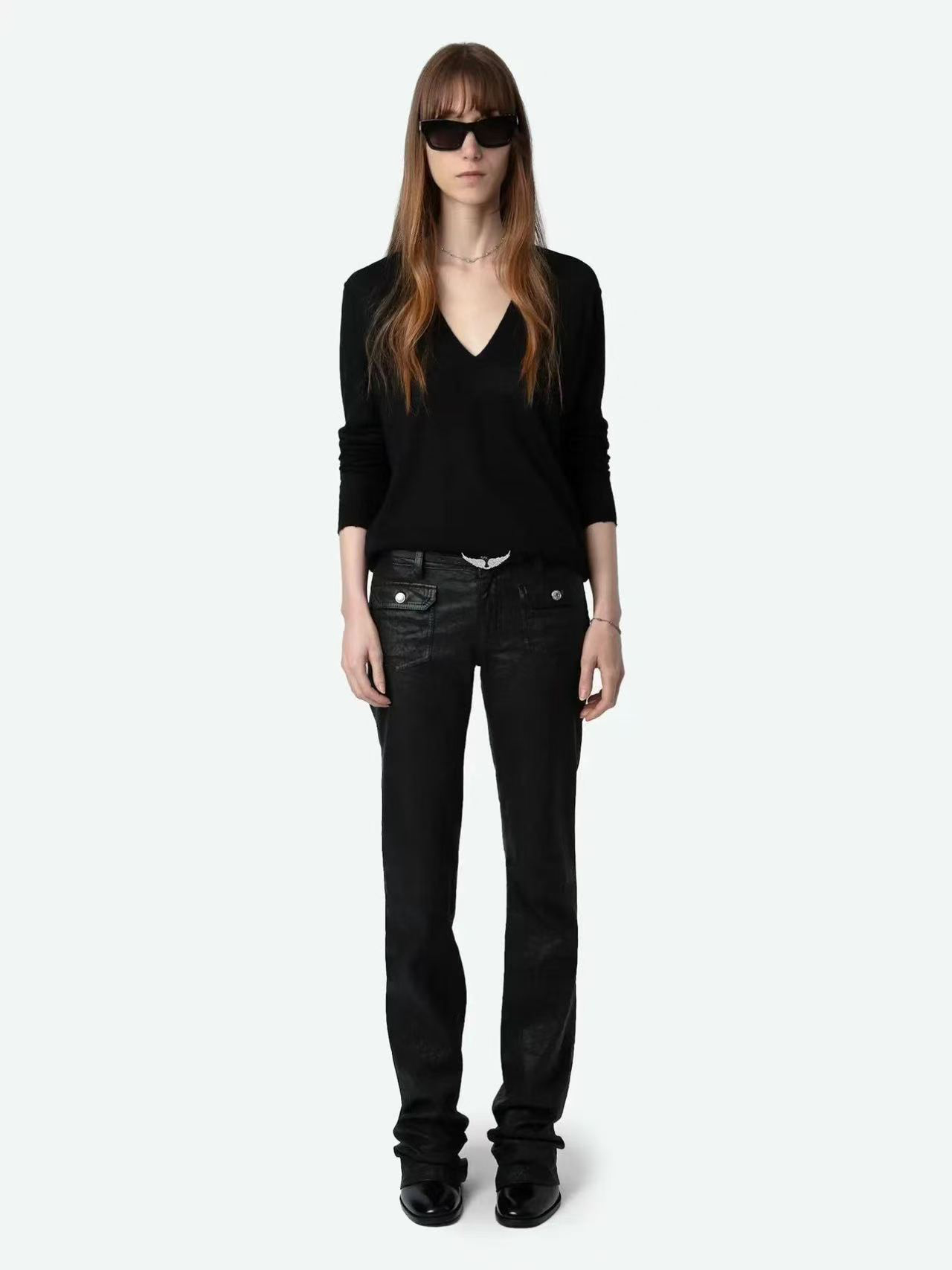 French-inspired unbranded women fashion stock photo 15