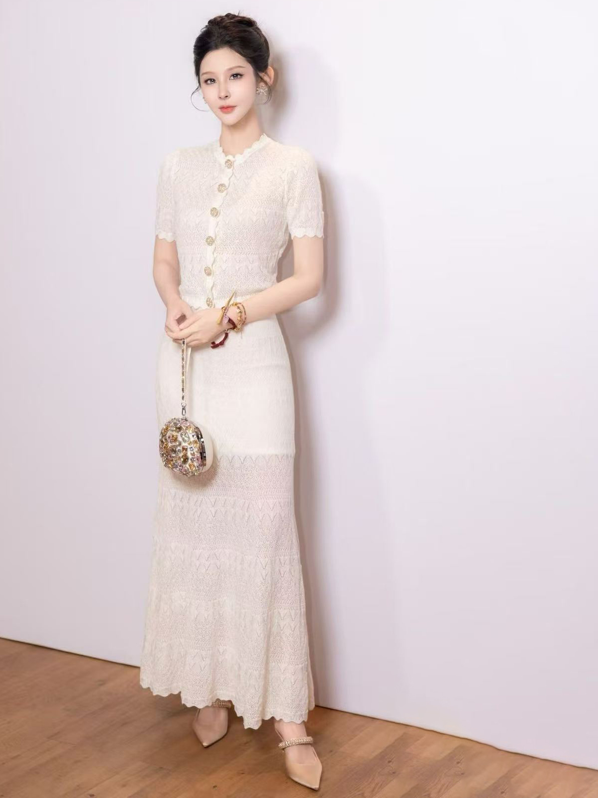 Elegant premium women dress stock photo 7